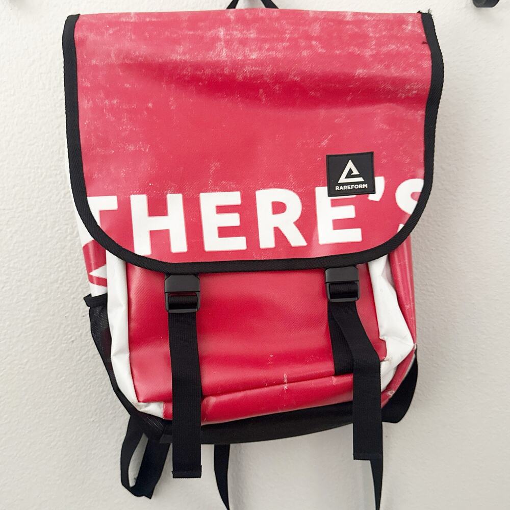 RAREFORM | Brooklyn Backpack Eco-friendly Recycled Repurposed Billboard Bag